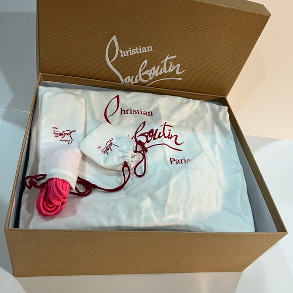 Christian Louboutin Louis Multi Color Streetwear High Top Sneakers Red bottoms - Picture 7 of 16